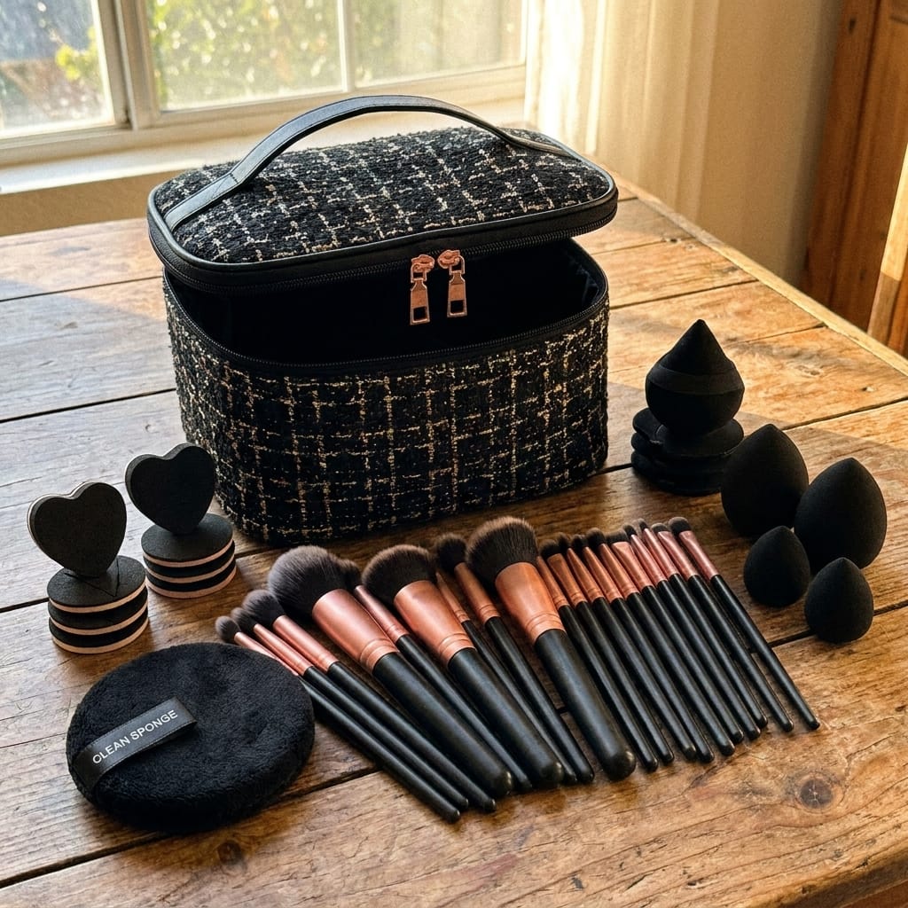 KIT PROFESIONAL DE 47 PIEZAS CON ESTUCHE PREMIUM NEGRO