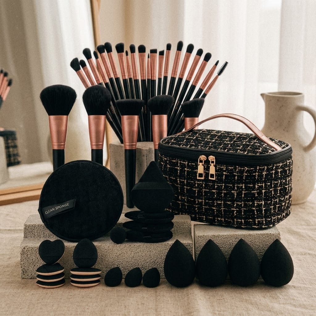 KIT PROFESIONAL DE 47 PIEZAS CON ESTUCHE PREMIUM NEGRO